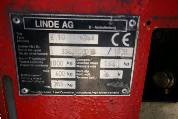 Grote foto vs 20705 elektrische meerijd stapelaar linde 4895mm sideshift doe het zelf en verbouw hefwerktuigen