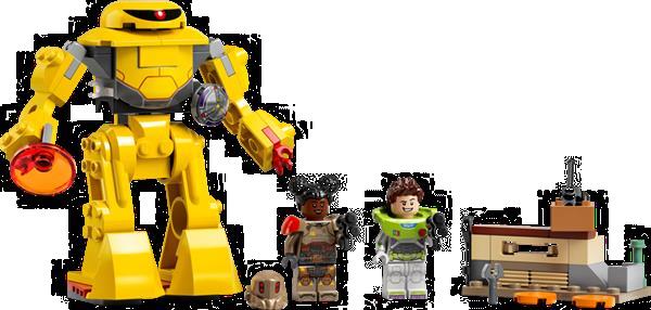 Grote foto lego disney lightyear 76830 zyclops achtervolging kinderen en baby duplo en lego