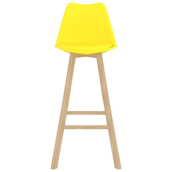 Grote foto vidaxl 5 delige barset geel huis en inrichting complete eetkamers