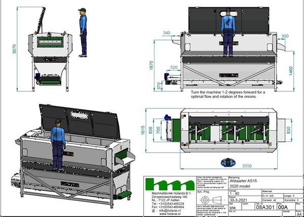 Grote foto holaras as15 uienafstaarter agrarisch oogstmachines