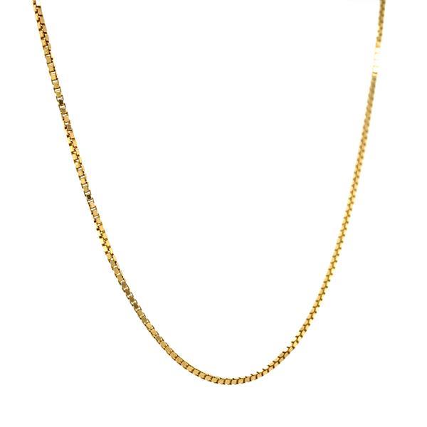 Grote foto gouden lengtecollier venetiaan 50 cm 14 krt 312.5 sieraden tassen en uiterlijk kettingen