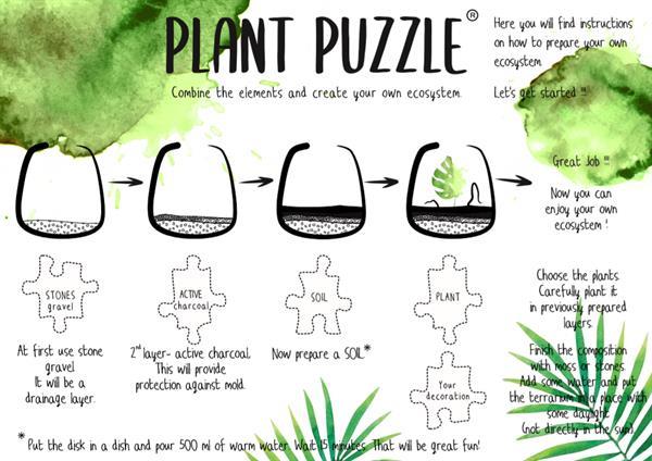 Grote foto plant puzzel discover the world ecosysteem met verlichting tuin en terras sierplanten