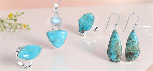 Grote foto buy silver turquoise jewelry antiek en kunst kantoor en zakelijk