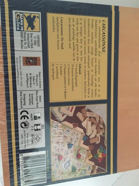 Grote foto carcassonne spel limited wooden box edition de stad ni kinderen en baby overige