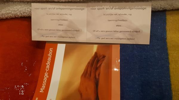 Grote foto massage kadobon tickets en kaartjes overige sport korting en cadeaubonnen