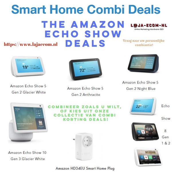 Grote foto de amazon echo show combi deals huis en inrichting onderdelen en accessoires