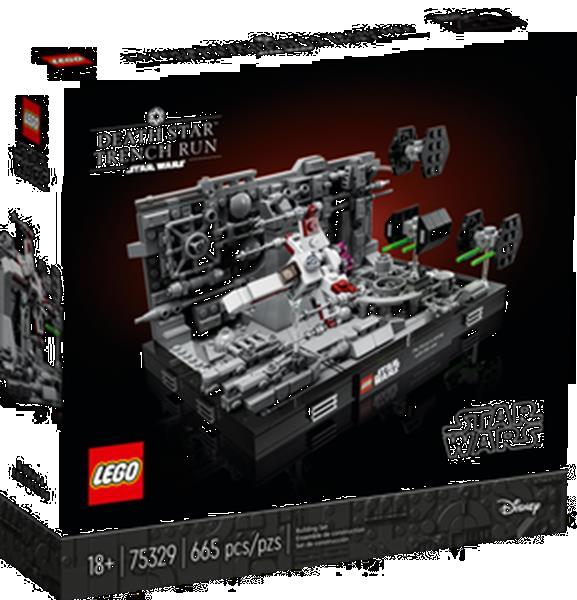 Grote foto lego star wars 75329 death star trench run diorama kinderen en baby duplo en lego