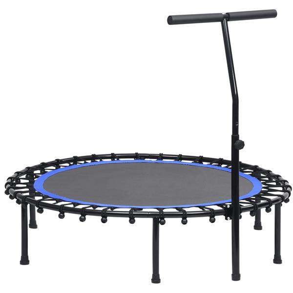 Grote foto vidaxl fitnesstrampoline met handgreep 122 cm kinderen en baby trampolines en springkussens