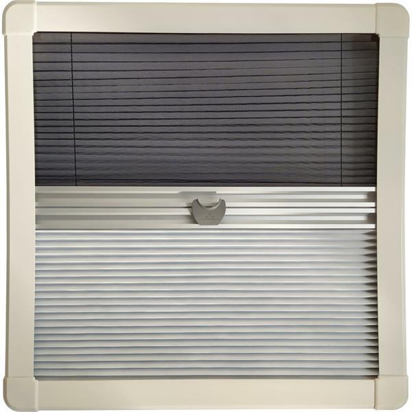 Grote foto gebogen duo pliss r5000 524x534 ral9001 caravans en kamperen caravan accessoires