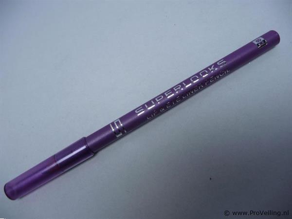 Grote foto online veiling 24 superlooks lip eyeliner pencil potlood beauty en gezondheid make up sets