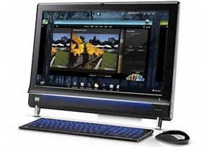 Grote foto hp touchsmart 640 pc computers en software desktop pc