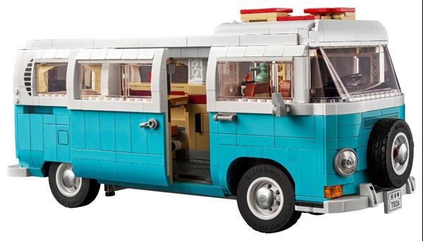 Grote foto lego exclusives 10279 volkswagen t2 kampeerbus kinderen en baby duplo en lego