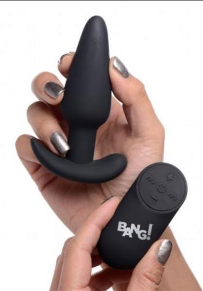Grote foto bang vibrerende anaal plug met afstandsbediening erotiek vibrators