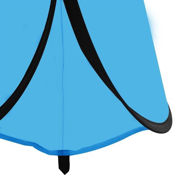 Grote foto vidaxl douchetent pop up blauw caravans en kamperen kampeertoebehoren