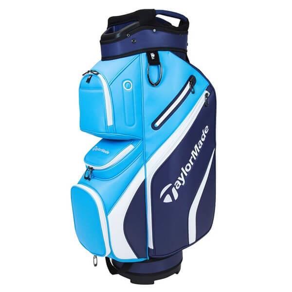 Grote foto taylormade tm21 deluxe cartbag navy blue sport en fitness golf