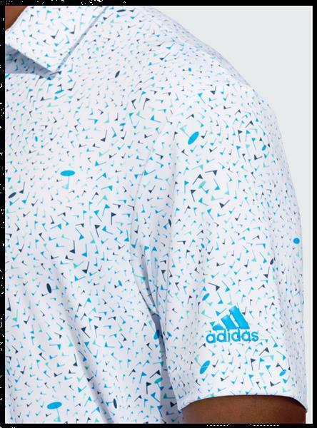 Grote foto adidas flag print polo blurus semiru kleding heren sportkleding