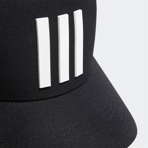 Grote foto adidas 3 stripes cap zwart kleding heren sportkleding