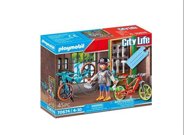 Grote foto playmobil city life 70674 gift set e bike werkplaats kinderen en baby duplo en lego