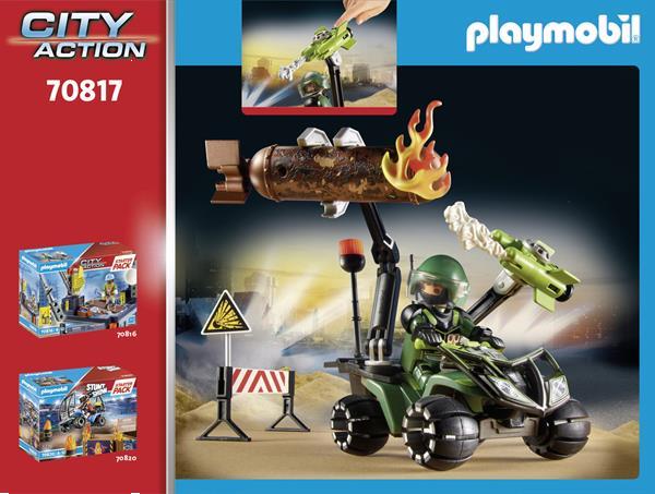 Grote foto playmobil city action 70817 starterpack politie gevarentrai kinderen en baby duplo en lego