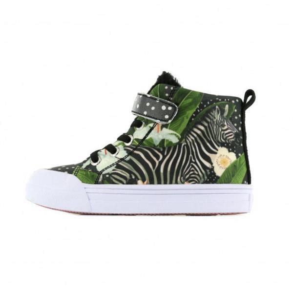 Grote foto zebra geprinte sneakers magiczebra go bananas kinderen en baby overige