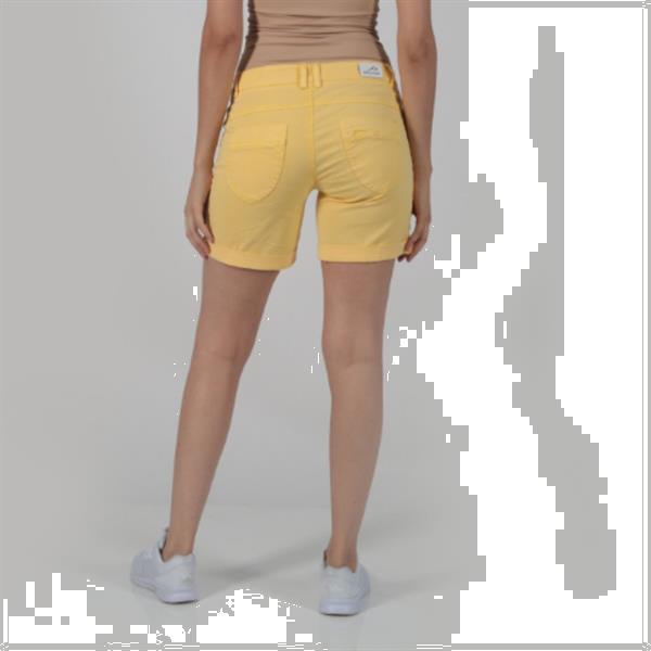 Grote foto pale yellow short lessi m.o.d. kleding dames broeken en pantalons