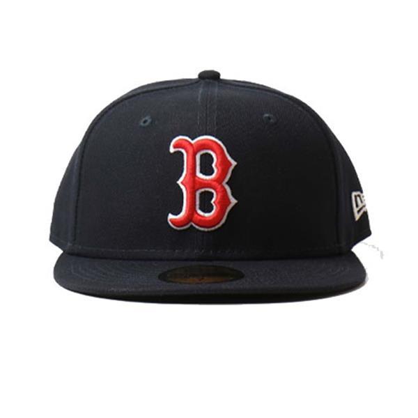 Grote foto new era boston red sox 59fifty fitted cap navy cap maat 7 kleding dames hoeden en petten
