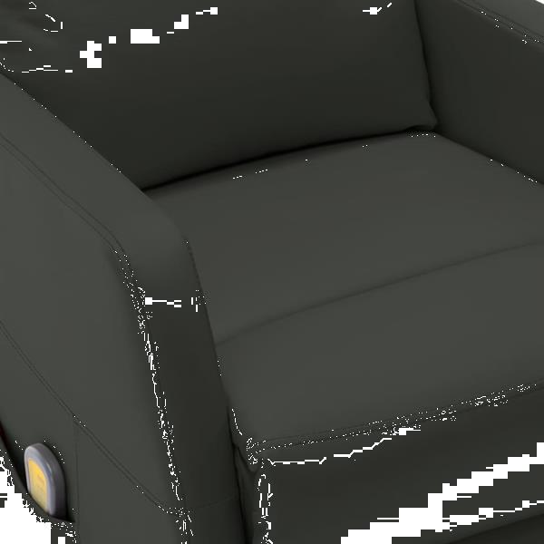 Grote foto vidaxl fauteuil de massage inclinable anthracite similicuir huis en inrichting stoelen