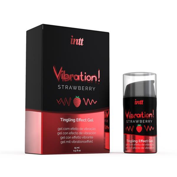 Grote foto vibration strawberry tintelende gel erotiek overige stimuli