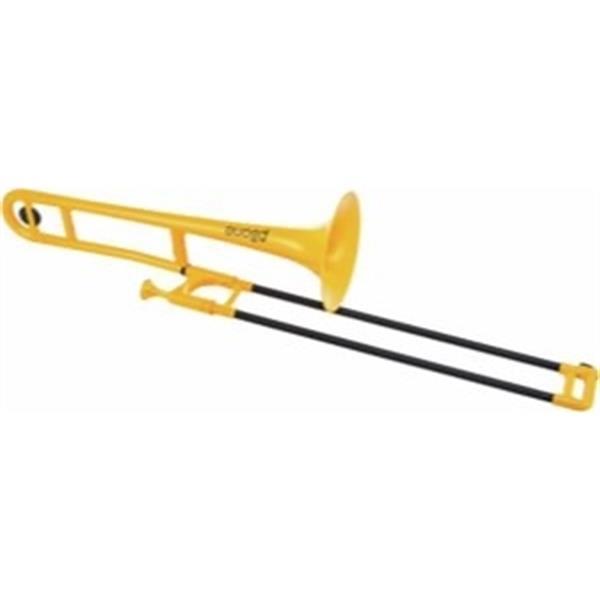 Grote foto jiggs p bone fiber glass kunststof trombone. muziek en instrumenten trombones