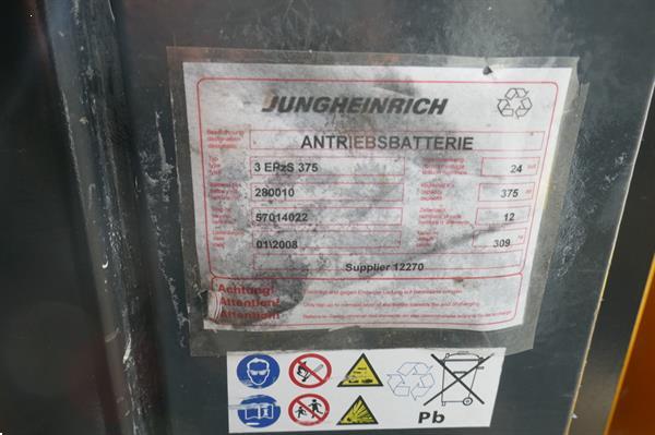 Grote foto vs 20754 elektrische stapelaar jungheinrich 4.300mm triplex doe het zelf en verbouw hefwerktuigen