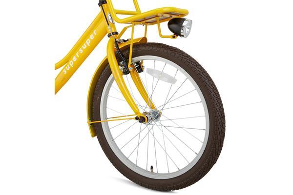 Grote foto supersuper cooper bamboo meisjesfiets 20 inch geel fietsen en brommers kinderfietsen