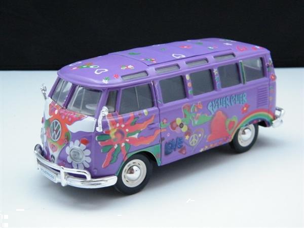 Grote foto schaal model auto volkswagen t1 hippie bus 1 24 hobby en vrije tijd 1 24