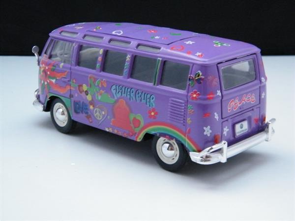 Grote foto schaal model auto volkswagen t1 hippie bus 1 24 hobby en vrije tijd 1 24
