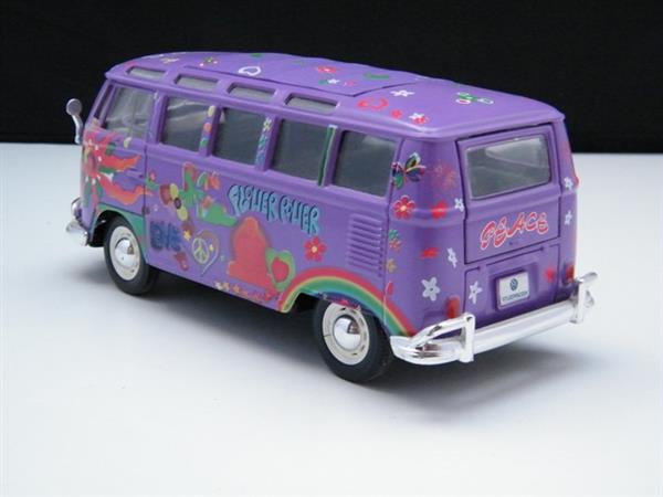 Grote foto schaalmodel auto volkswagen t1 hippie bus 1 24 hobby en vrije tijd 1 24