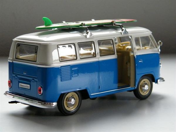 Grote foto volkswagen bus t1 surfboard modelauto 1 24 hobby en vrije tijd 1 24