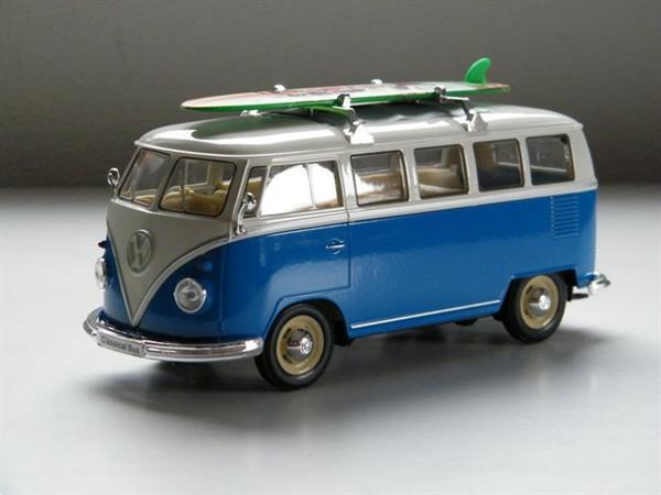 Grote foto volkswagen bus t1 surfboard modelauto 1 24 hobby en vrije tijd 1 24