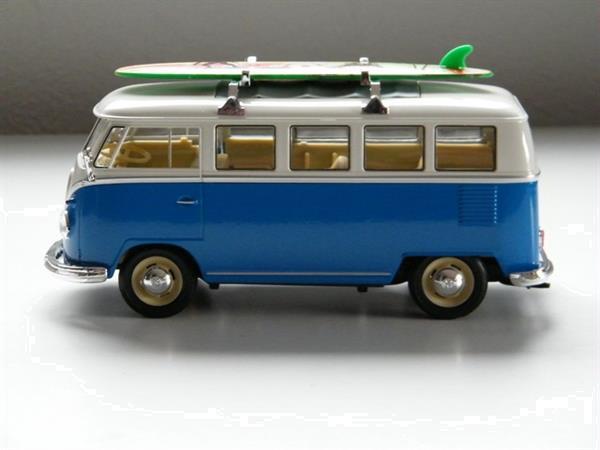 Grote foto volkswagen bus t1 surfboard modelauto 1 24 hobby en vrije tijd 1 24