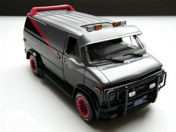 Grote foto schaal model auto gmc vandura the a team 1 24 hobby en vrije tijd 1 24