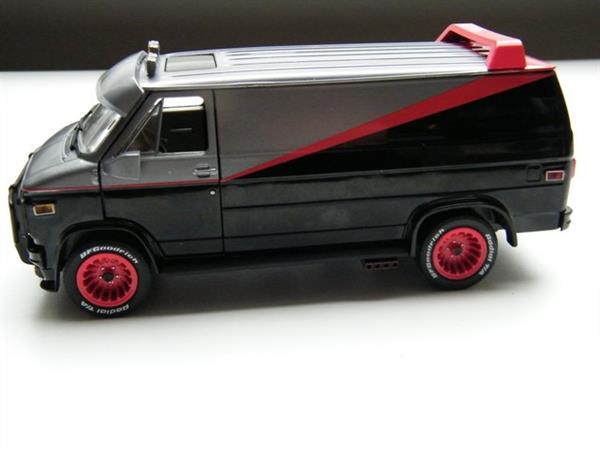 Grote foto schaal model auto gmc vandura the a team 1 24 hobby en vrije tijd 1 24