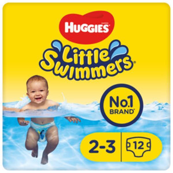 Grote foto huggies little swimmers maat 2 3 3 8kg 12 stuks kinderen en baby dekens en slaapzakjes