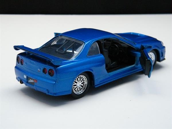 Grote foto schaalmodel nissan skyline gt r34 fast furious hobby en vrije tijd 1 32