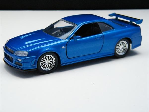 Grote foto schaalmodel nissan skyline gt r34 fast furious hobby en vrije tijd 1 32