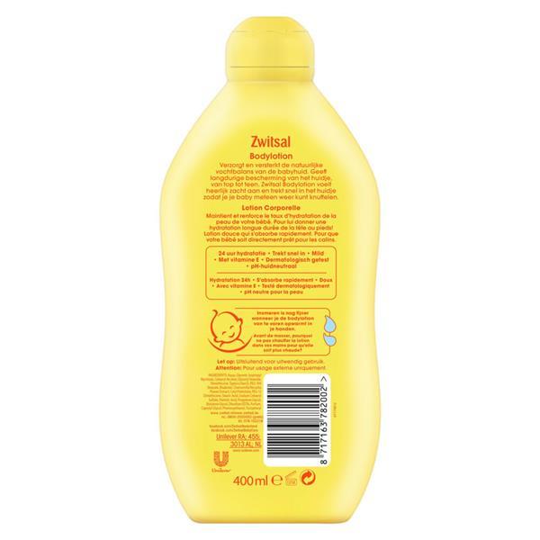 Grote foto zwitsal bodylotion 400ml kinderen en baby dekens en slaapzakjes