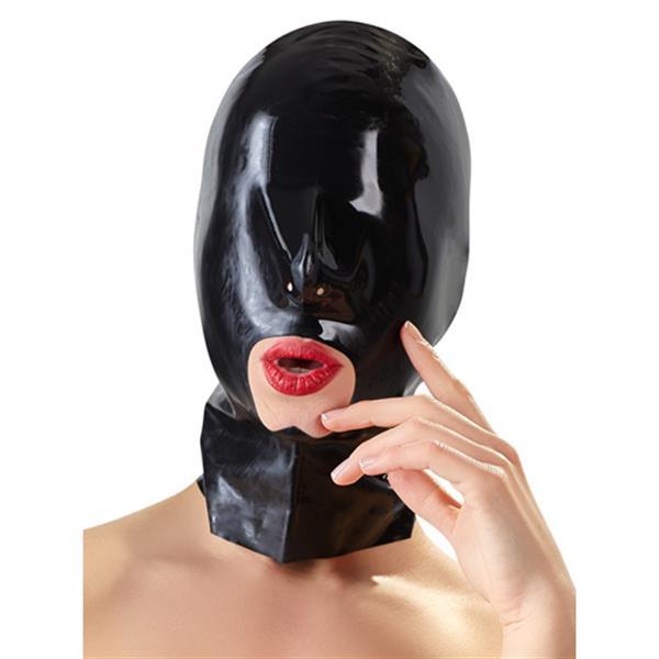 Grote foto latex hoofdmasker erotiek bondage artikelen