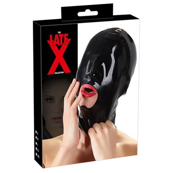 Grote foto latex hoofdmasker erotiek bondage artikelen