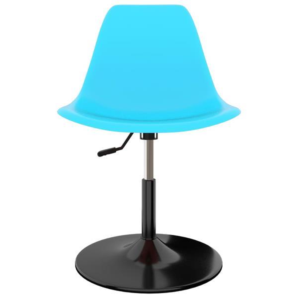 Grote foto vidaxl chaises de salle manger pivotantes 2 pcs bleu pp huis en inrichting stoelen