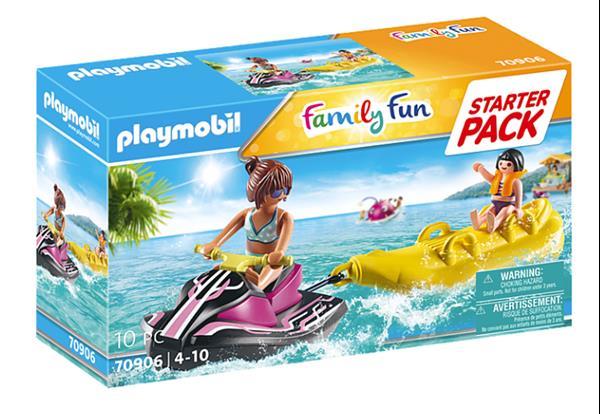 Grote foto playmobil family fun 70906 starterpack waterscooter met bana kinderen en baby duplo en lego