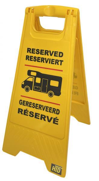 Grote foto reserveringsbord camper caravans en kamperen kampeertoebehoren