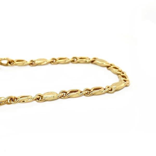 Grote foto gouden valkenoog armband 14 krt 444.5 sieraden tassen en uiterlijk armbanden voor haar