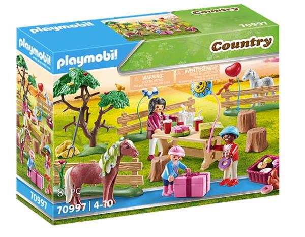 Grote foto playmobil country 70997 kinderverjaardagsfeestje op de ponyb kinderen en baby duplo en lego
